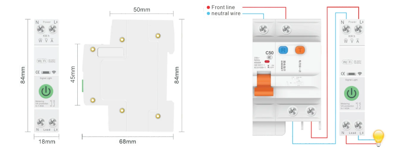 WIFI Smart Circuit Breaker